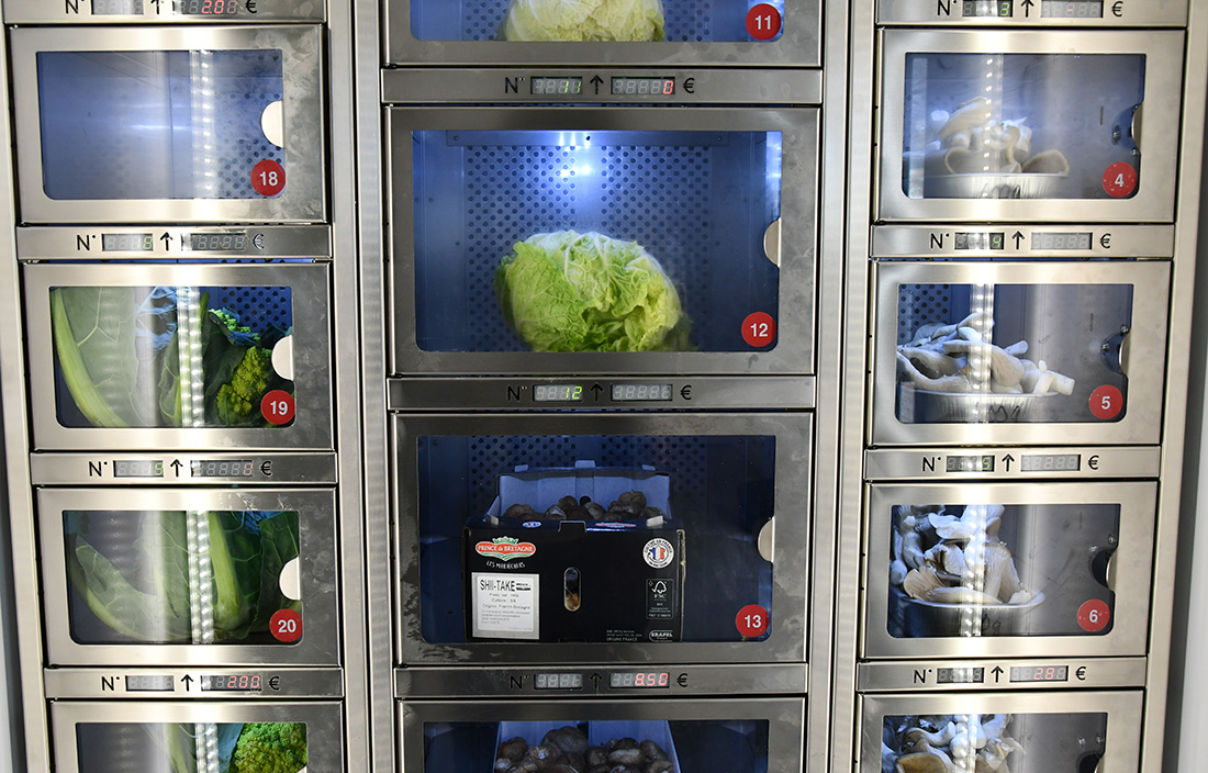 les casiers jaunes, casiers réfrigérés